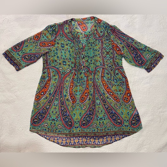 Tops - Gorgeous tunic top 3/4 sleeve 2x/3x